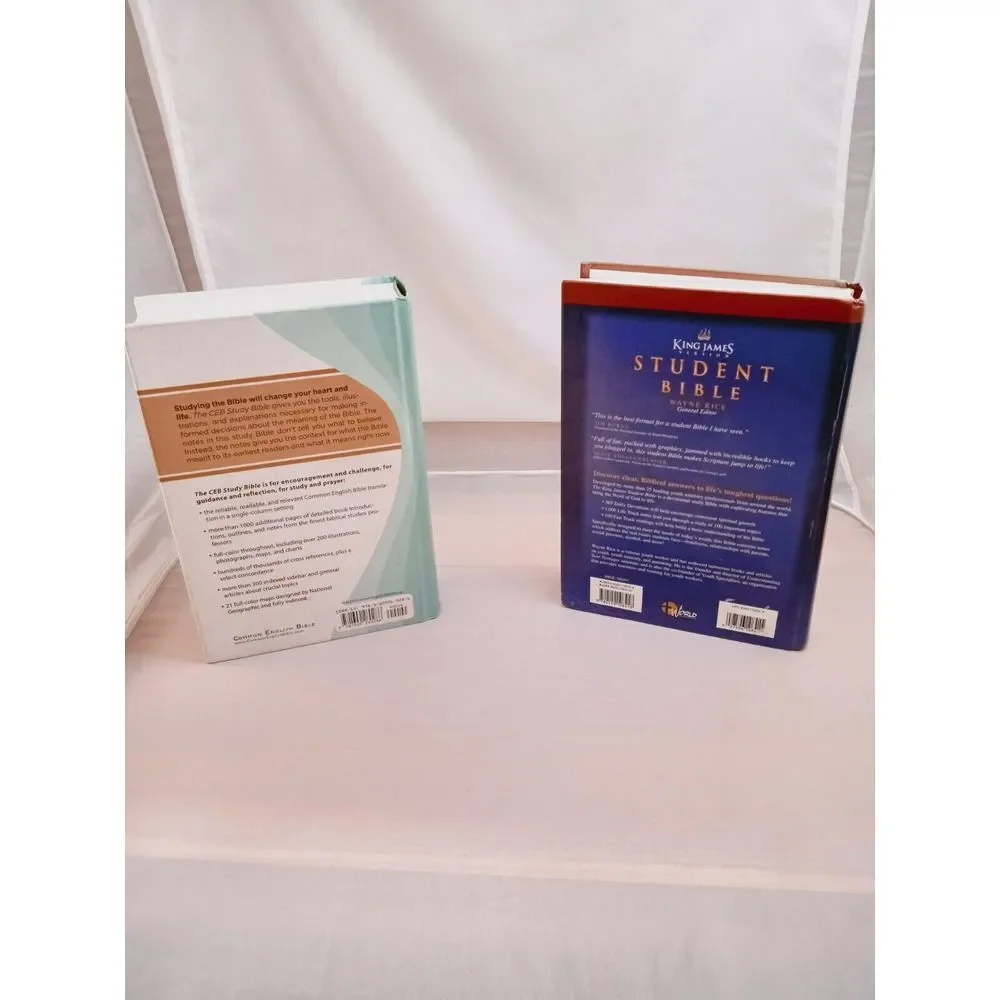 King James Version Student Bible Hardcover & The CEB Study Bible Hardcover 2013